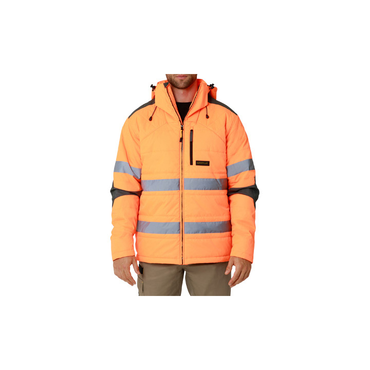Caterpillar Hi Vis Boreas Taped Jacka Herr Orange | SE-71259